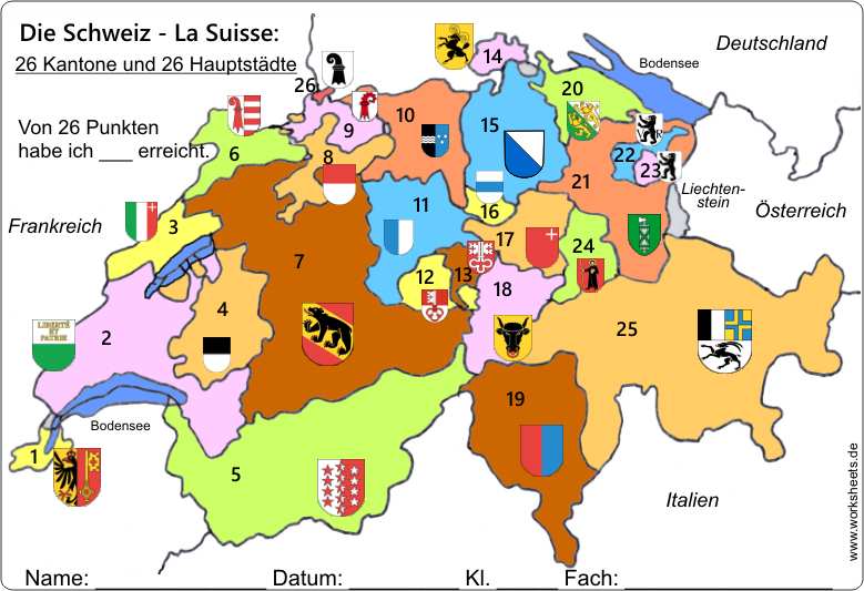 26 Kantone der Schweiz-Wappen-AB2