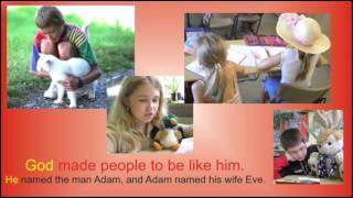Creation Story-Englisch-Deutsch