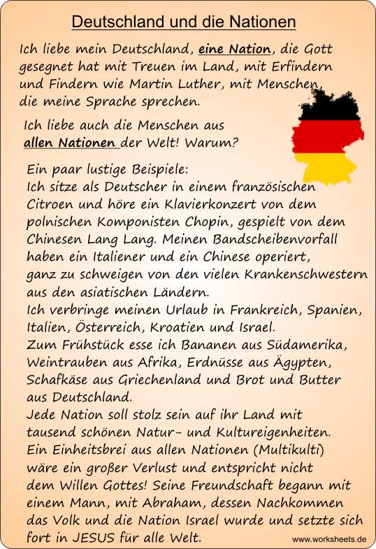 Deutschland und die Nationen1