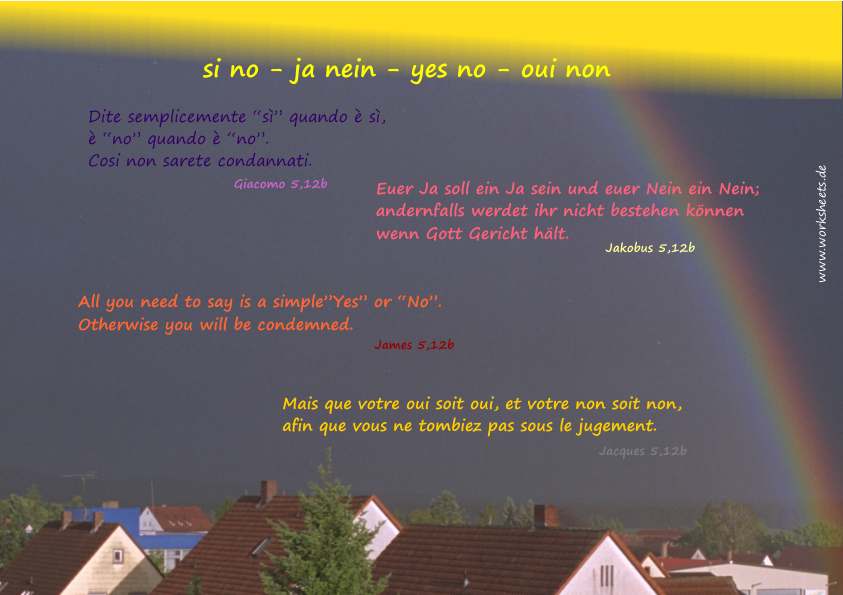 si no-ja nein-yes no-oui no